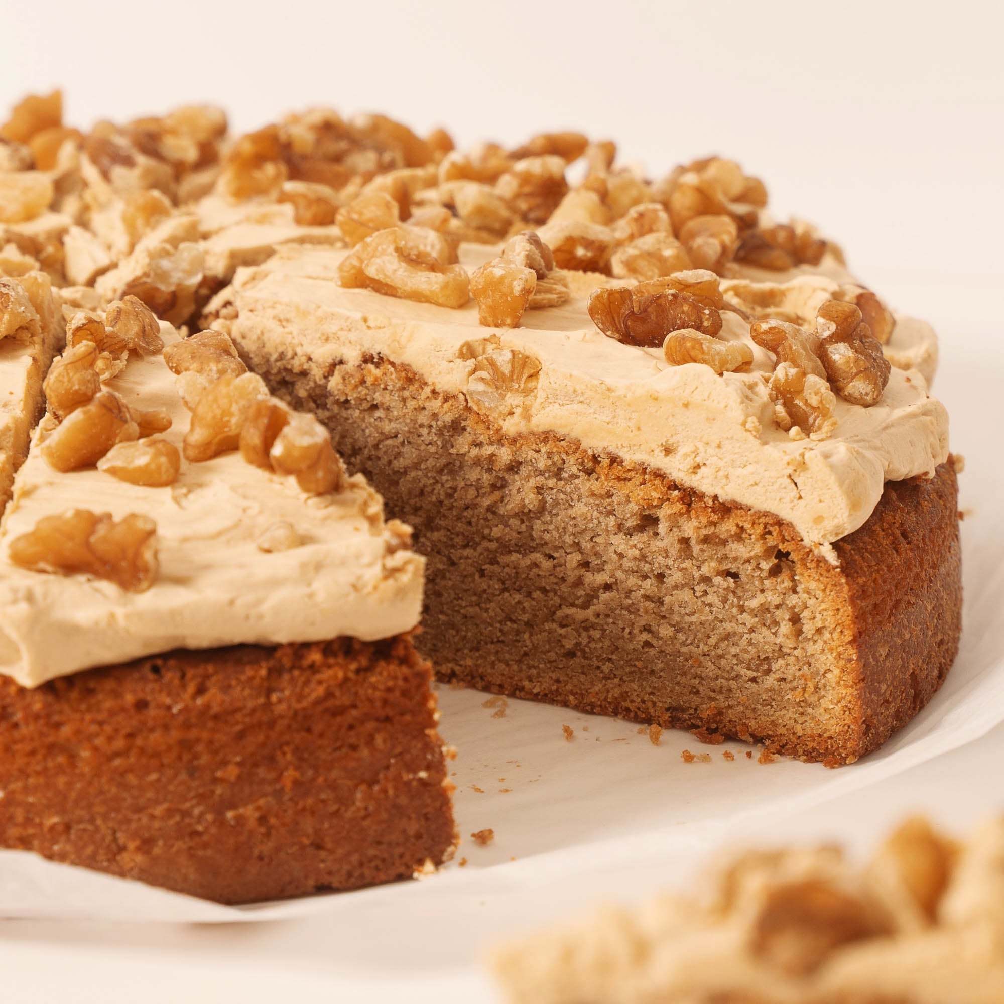 Coffee & Walnut Cake
