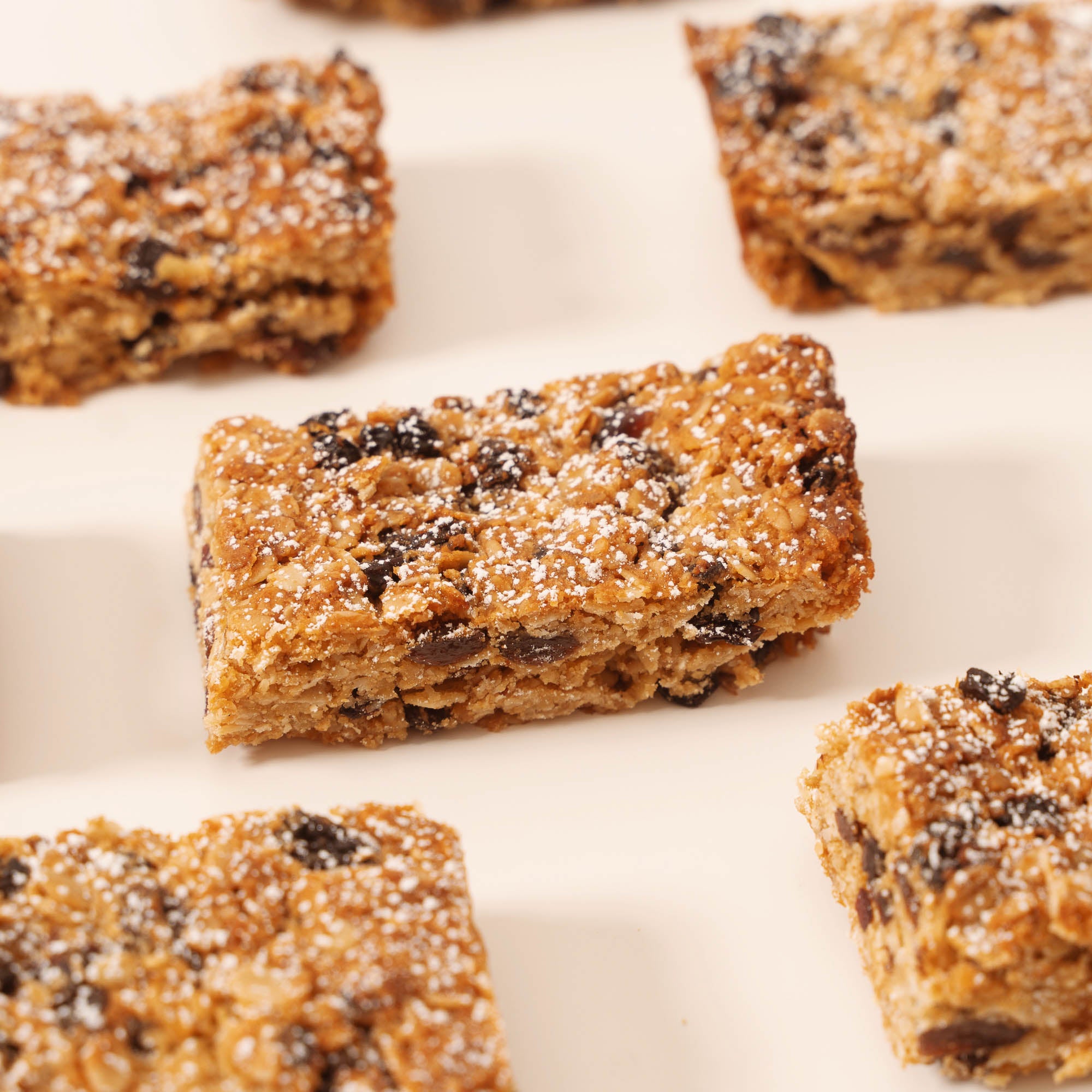 Ginger, Almond and Cranberry Flapjack (Vegan & GF)